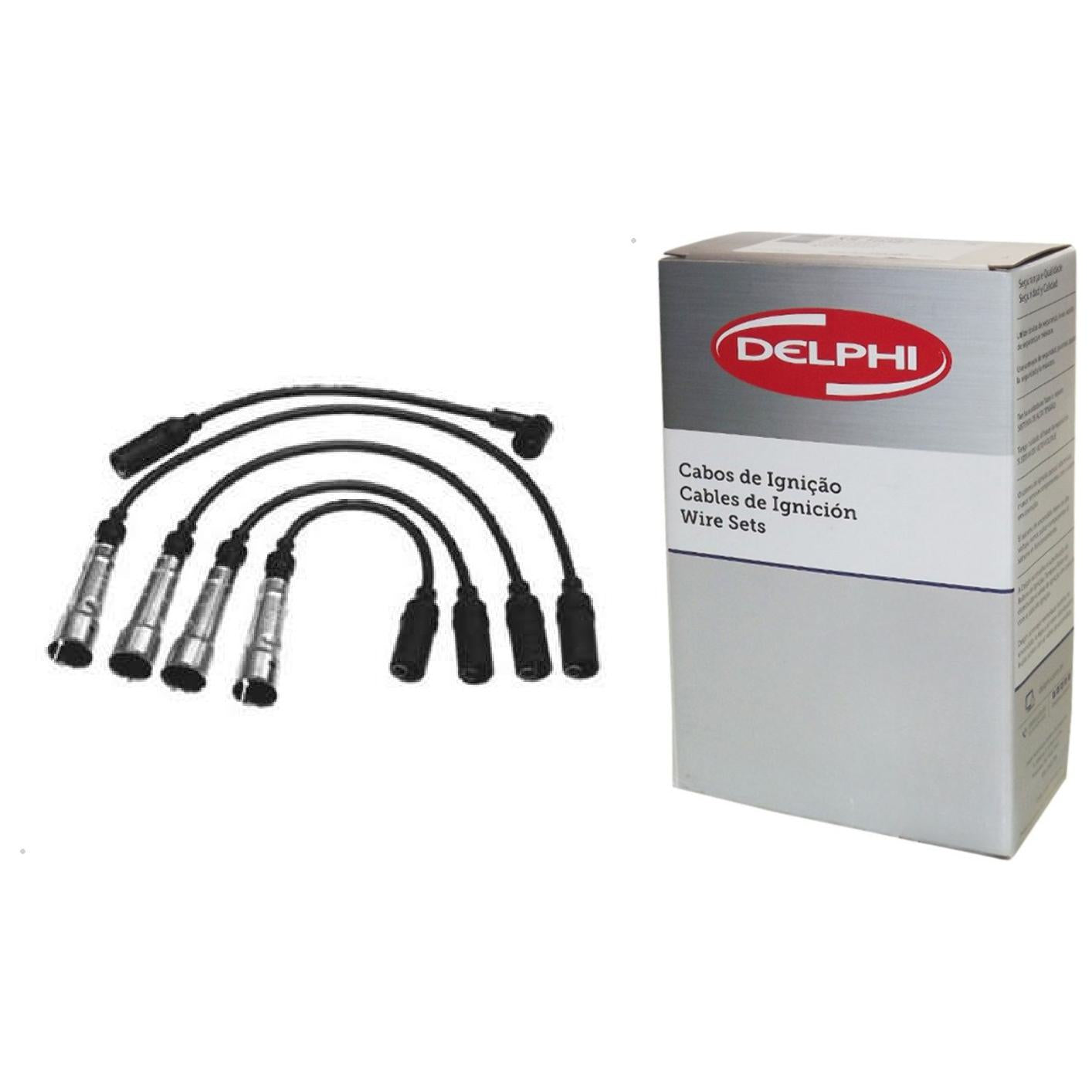 Kit Cabo de Vela e 4 Velas Ignição D-Power - Delphi - XH70028 / XS10075 - (3)