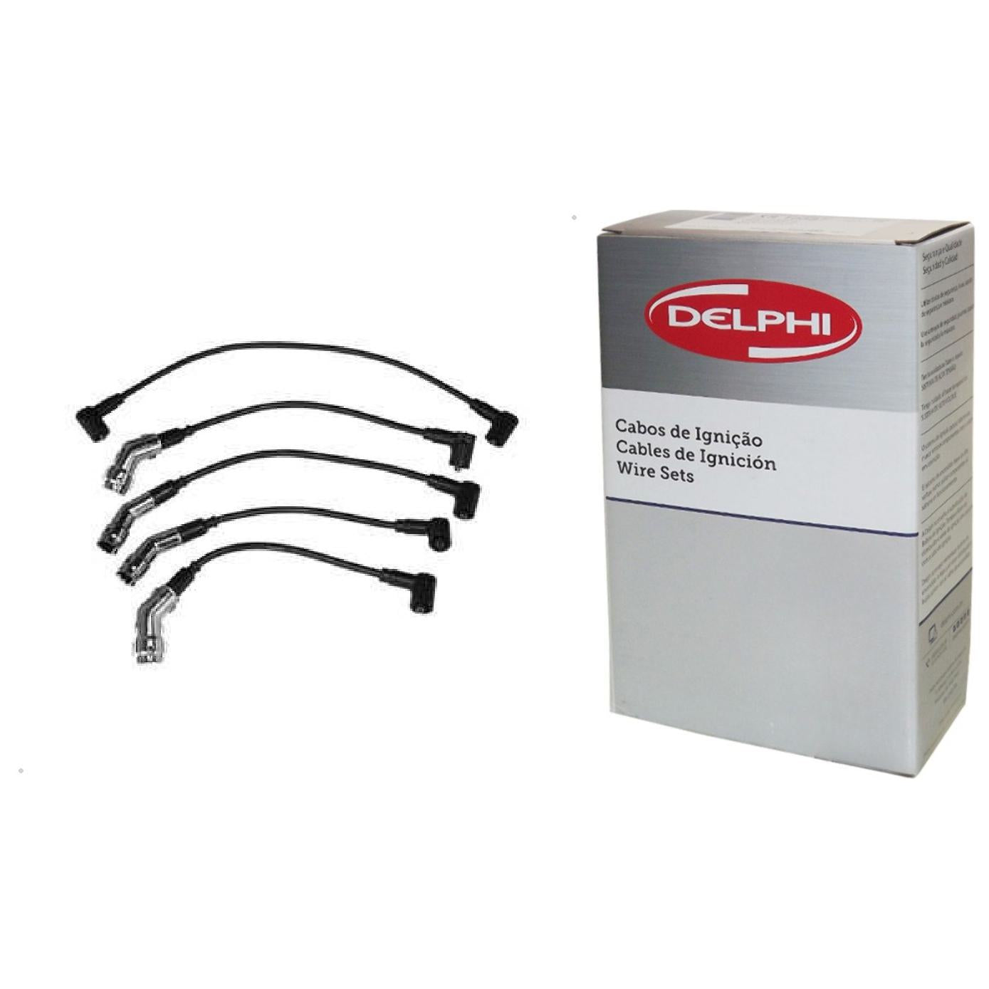 Kit Cabo de Vela e 4 Velas Ignição D-Power - Delphi - XH70015 / XS10549 - (3)