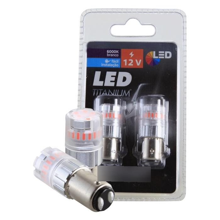 Lâmpada 1157 Vermelho 12V - Shocklight - SLL-1157T-VM - (1)