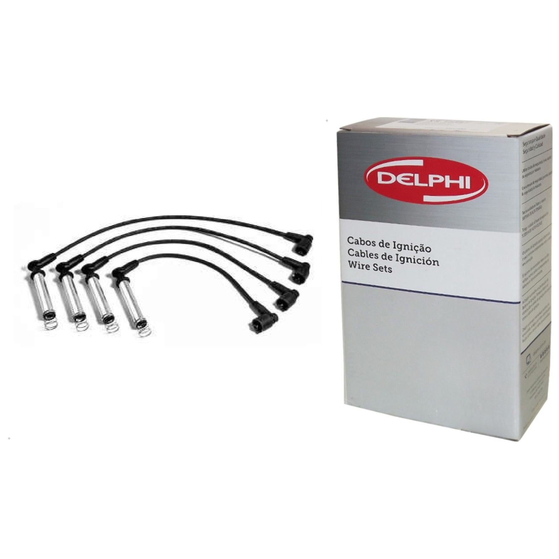 Kit Cabo de Vela e 4 Velas Ignição D-Power - Delphi - XH70038 / XS10003 - (3)