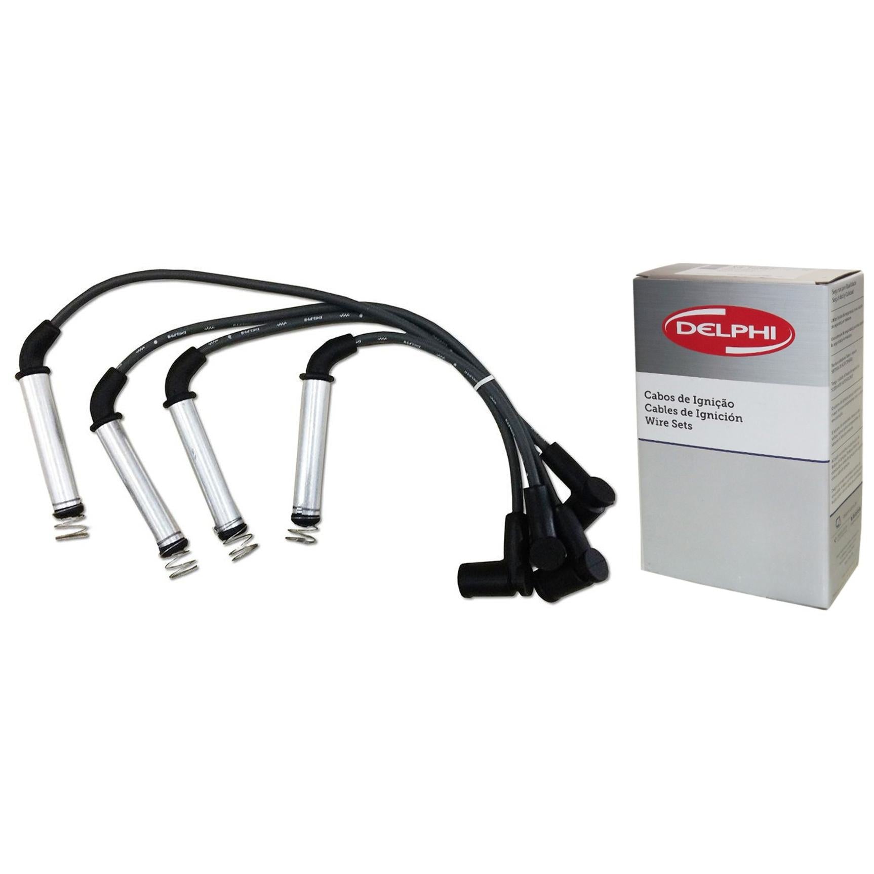 Kit Cabo de Vela e 4 Velas Ignição D-Power - Delphi - XH70047 / XS10637 - (3)