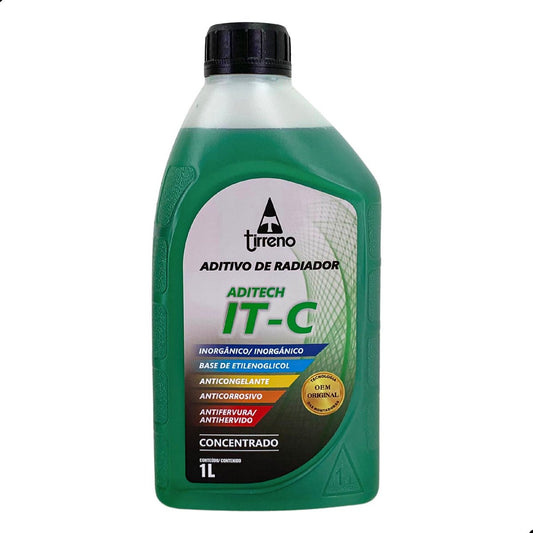 Aditivo de Radiador Inorgânico Concentrado Verde 1L - Tirreno - FLU/DS/302FU1 - (1)
