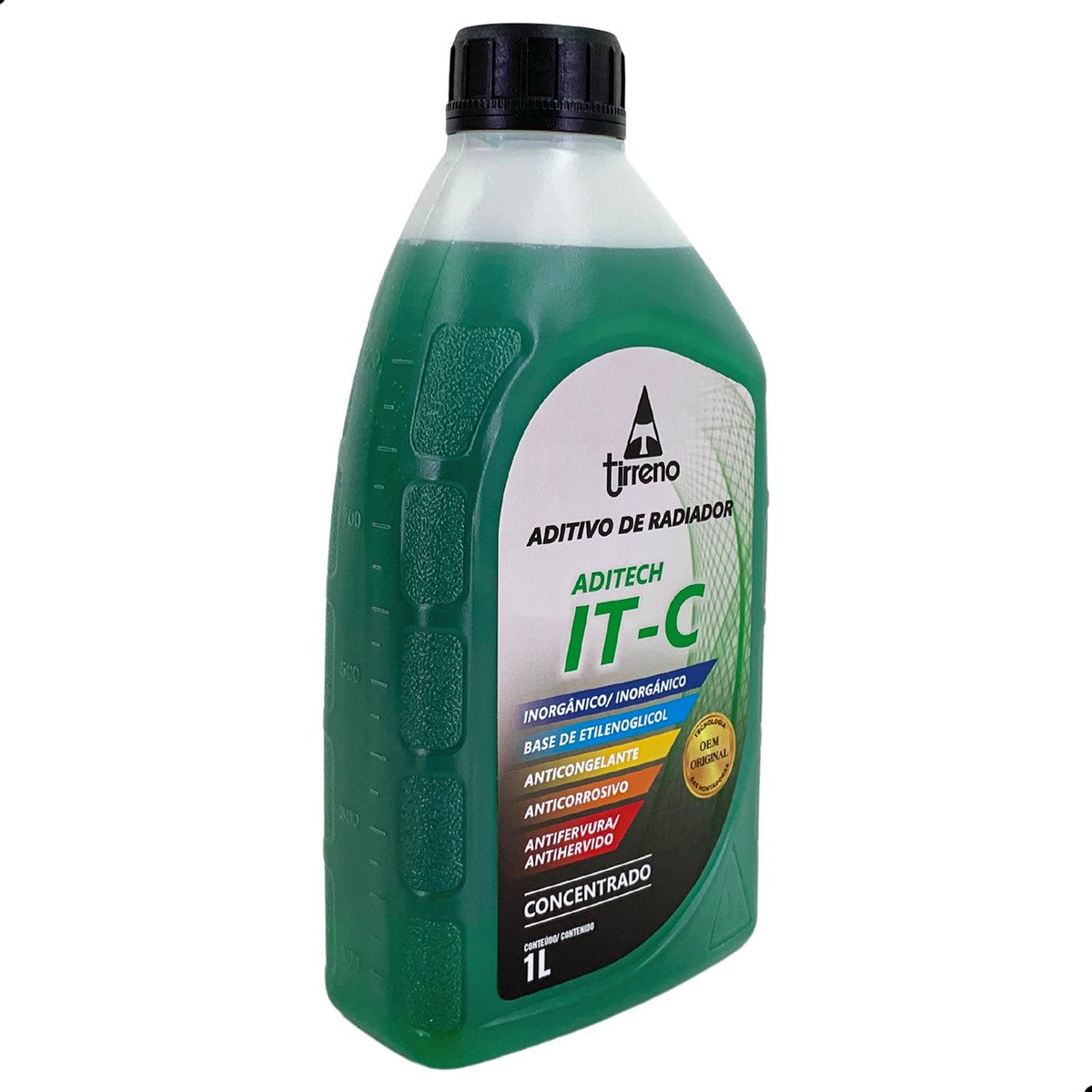 Aditivo de Radiador Inorgânico Concentrado Verde 1L - Tirreno - FLU/DS/302FU1 - (2)