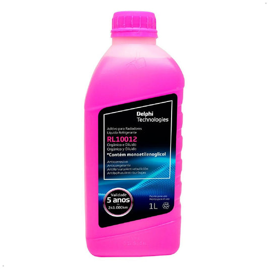 Aditivo para Radiador Pronto para Uso Vermelho Orgânico 1 Litro - Delphi - RL10012 - (1)