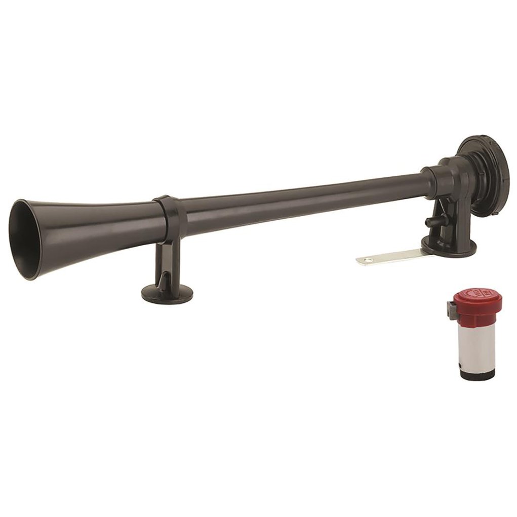 Buzina Corneta 110Db 24V Preta - Gauss - GB1012 - (1)