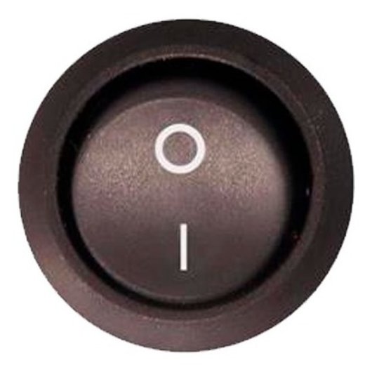 Chave Gangorra Preto Plástico 12/24V - Permak - 148-H - (1)