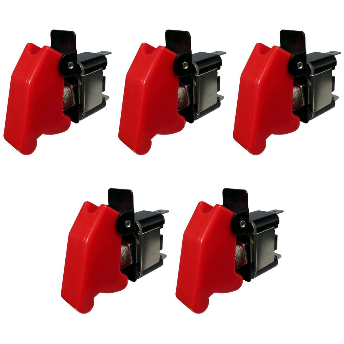 Chave Tic Tac Tipo Gatilho Vermelho 2 Posições ON/OFF Uso Geral 400W - DNI - 2083 - (1)