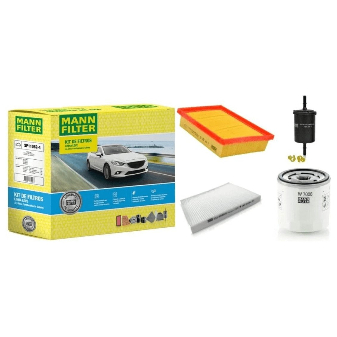 Kit Filtro de Ar, Combustível e Óleo - Mann-Filter - SP 1 1062-4 - (1)