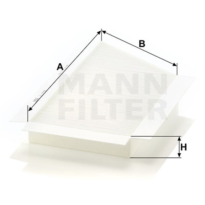 Filtro de Cabine Refil - Mann-Filter - CU 3448 - (3)