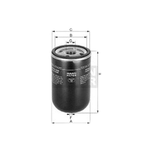 Filtro de Combustível Blindado - Mann-Filter - WK 824 - (1)