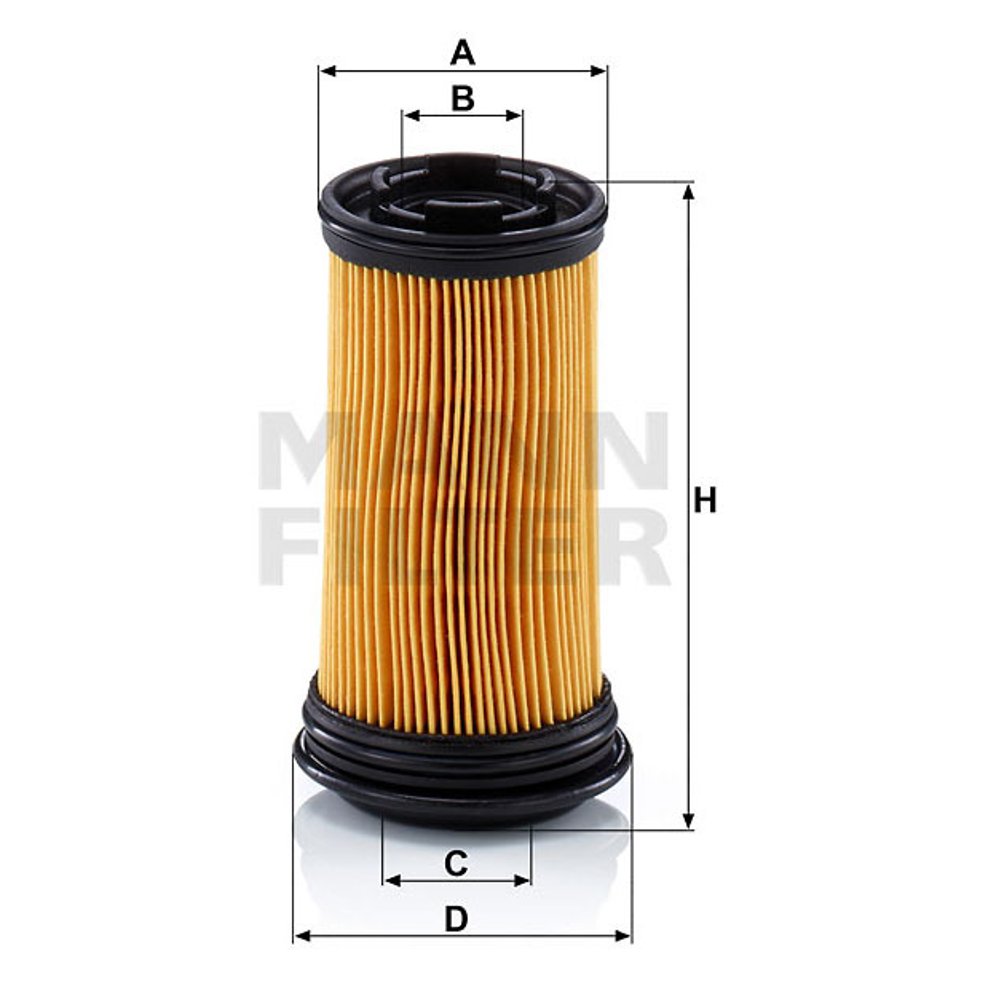 Filtro Arla/Ureia Refil Elemento Papel - Mann-Filter - U 500 1 KIT - (5)