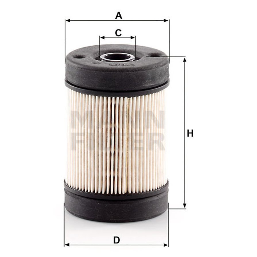 Filtro ARLA/Ureia Refil Elemento Filtrante Papel - Mann-Filter - U 630 X KIT - (1)