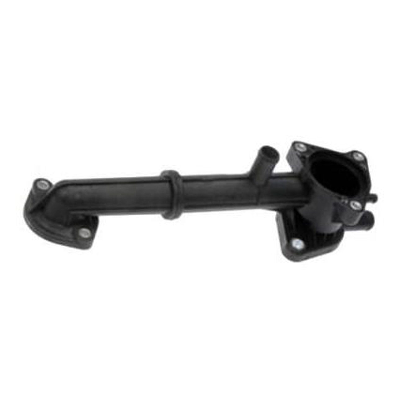 Flange do Termostato Plástico Preto ETANOL GASOLINA - Valclei - VC-637.R - (1)