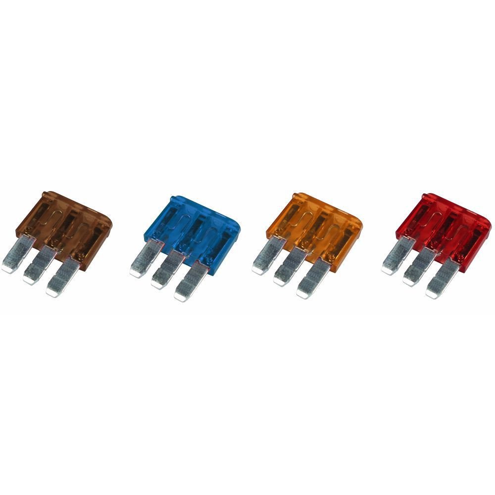 Fusível Micro Lâmina 3 Terminais 5A Universal - DNI - 317805 - (1)