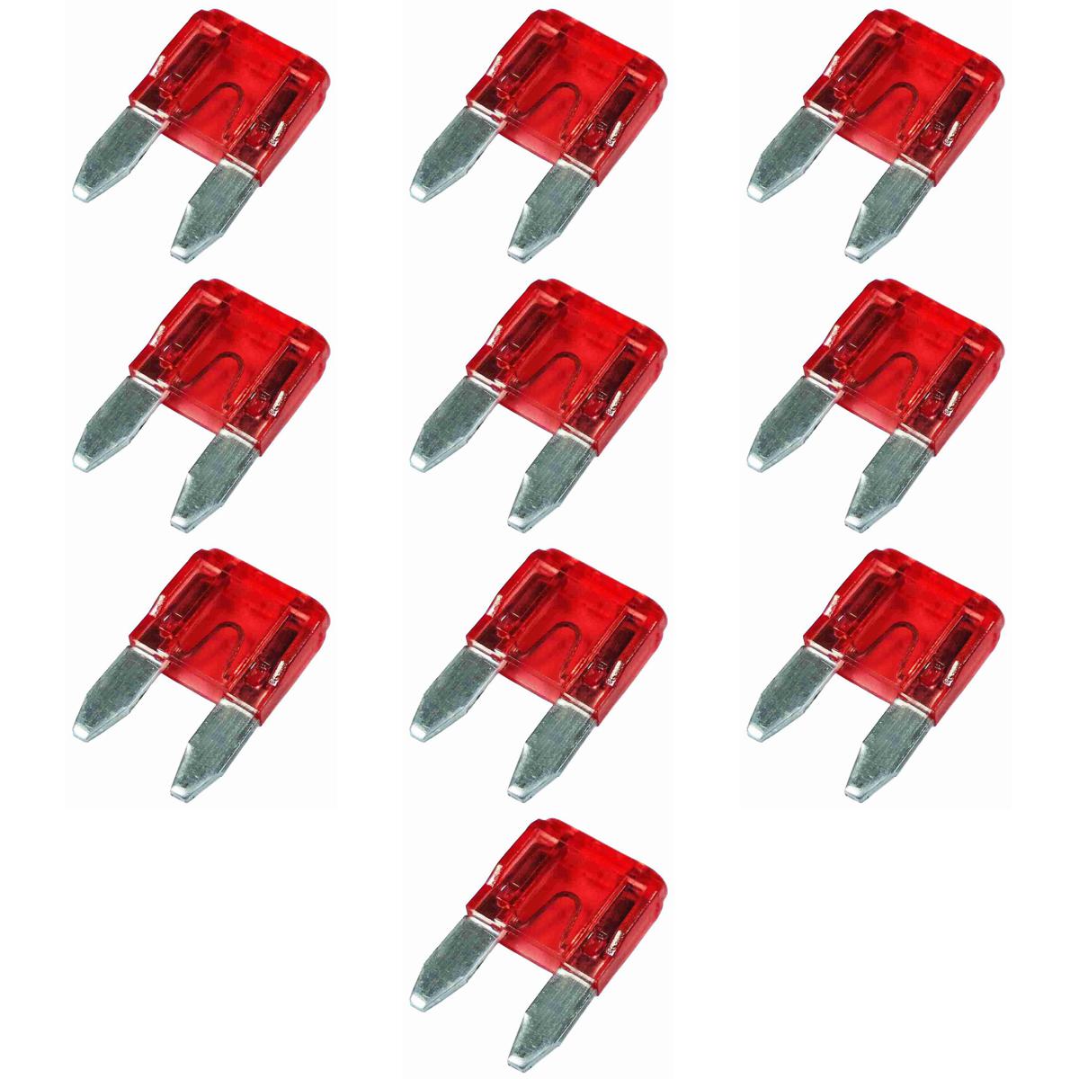 Fusível Mini Lâmina 10A Universal - DNI - 317010 - (1)