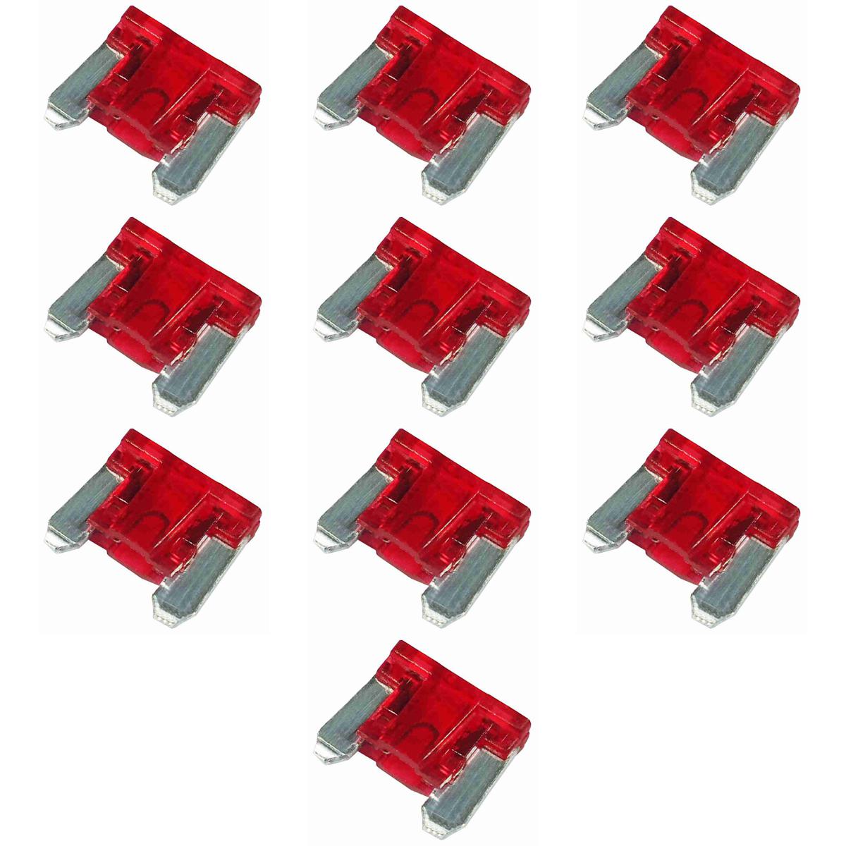 Fusível Mini Lâmina Perfil Baixo 10A Universal - DNI - 317510 - (1)