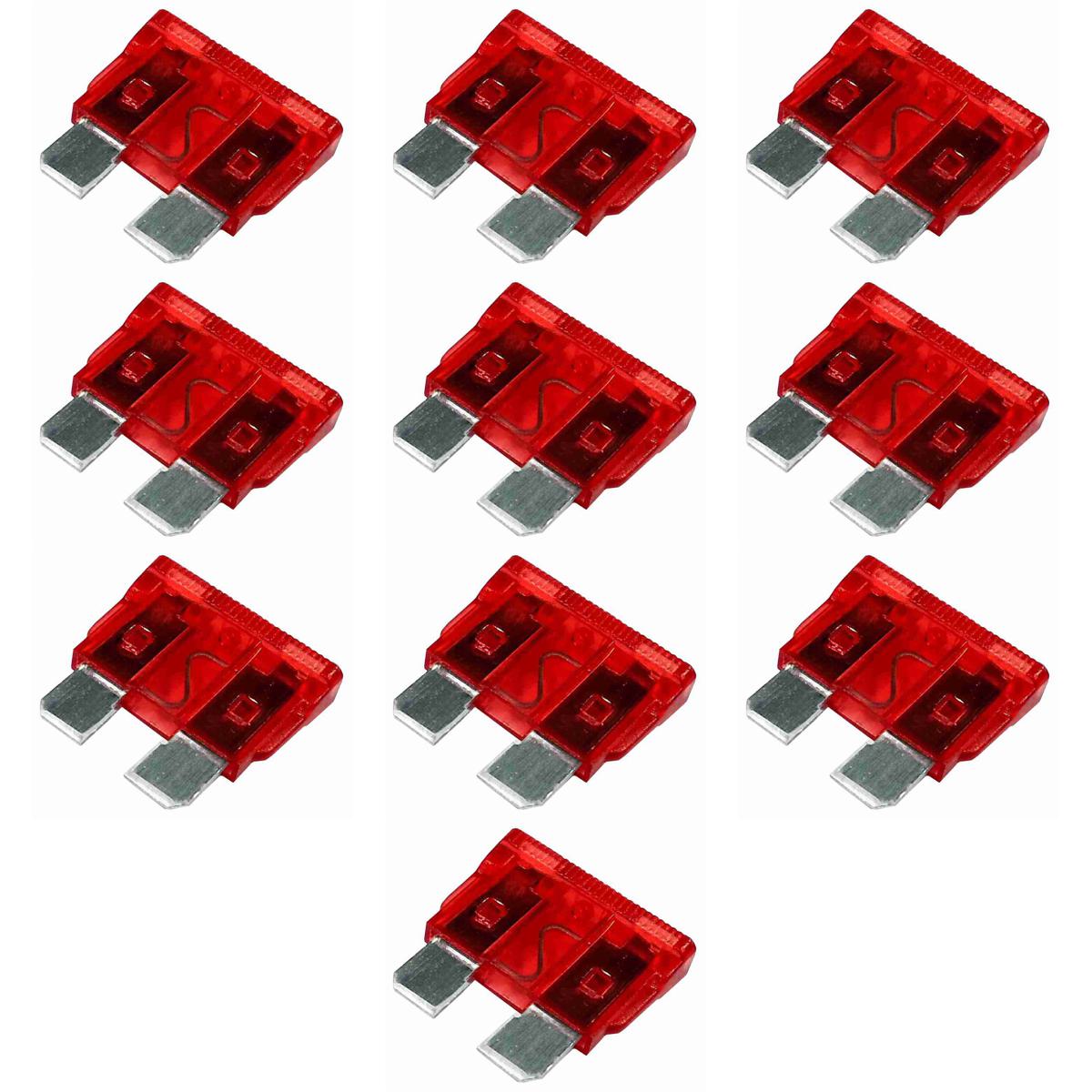 Fusível Lâmina 10A Universal - DNI - 316010 - (1)