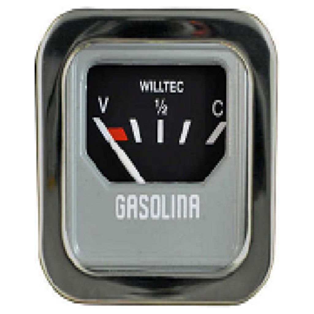 Indicador de Combustível Preto Quadrado - Willtec - W23.900 - (1)