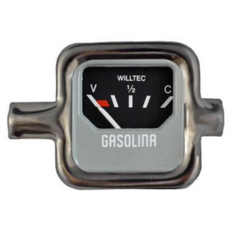Indicador de Combustível Quadrado Preto 12V - Willtec - W23.902 - (1)