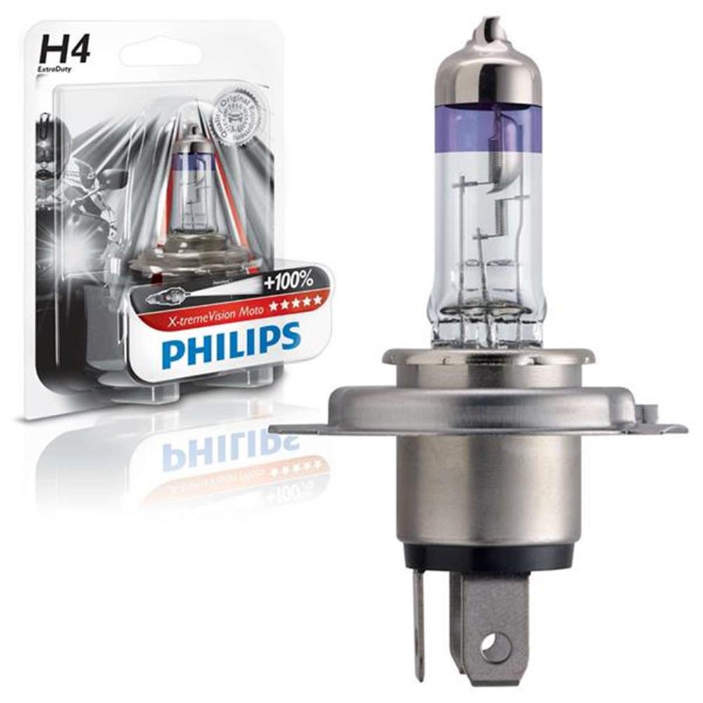 Lâmpada do Farol Alto H4 60/55W 12V - Philips - 12342XVBW - (1)