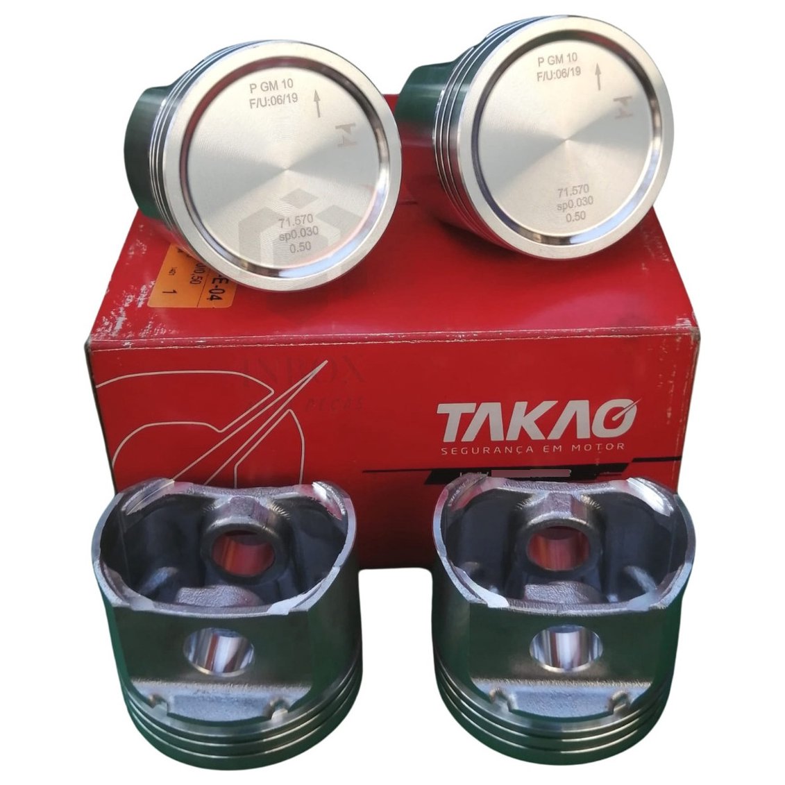 Pistão do Motor 0,5 - TAKAO - PGM10050 - (1)