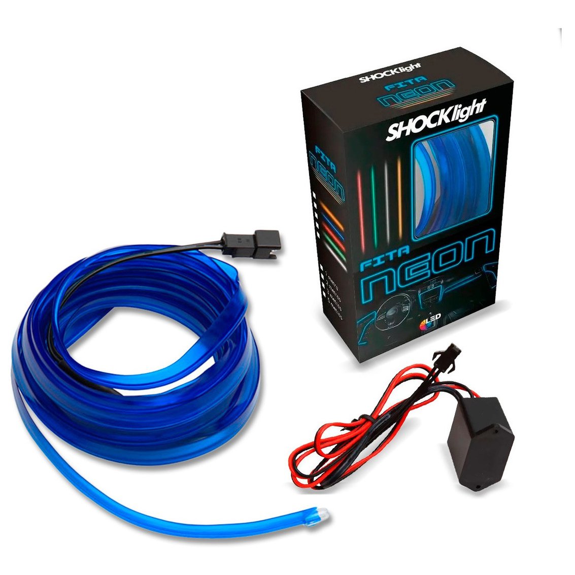 Régua de LED Azul 3000mm - Shocklight - SL-FTAZ-3 - (1)