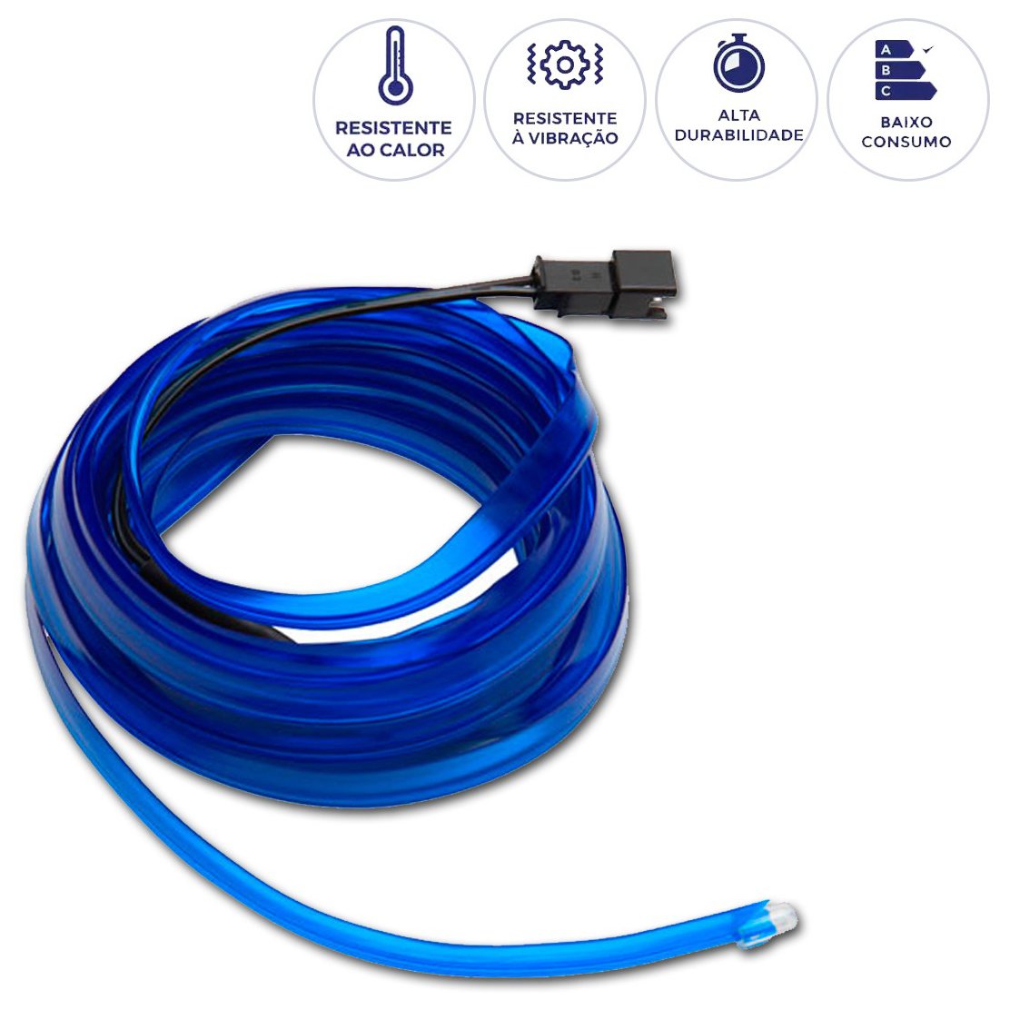 Régua de LED Azul 3000mm - Shocklight - SL-FTAZ-3 - (2)