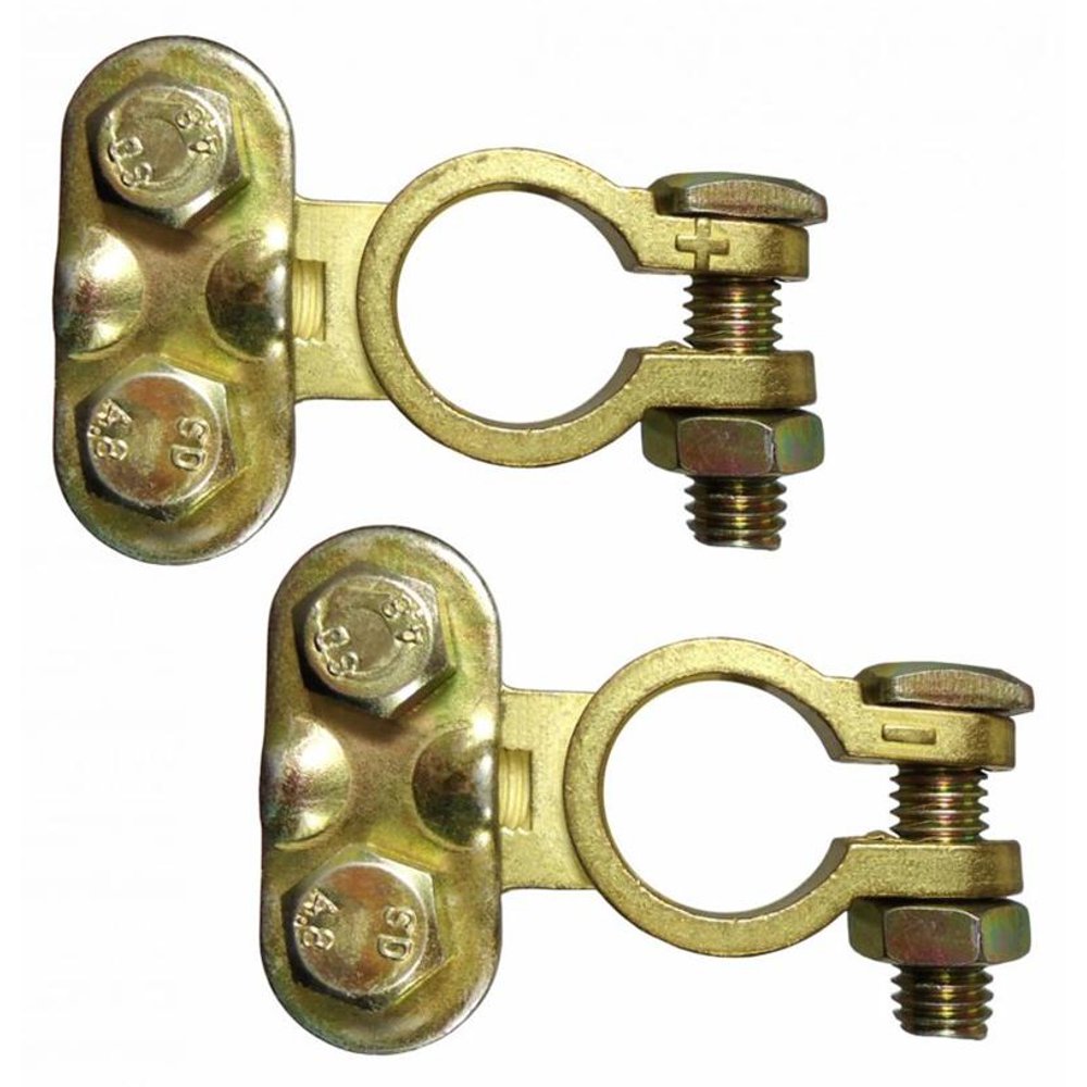 Terminal de Bateria Auto Sapinho Kit 2 Peças Chave Comutadora - DNI - 7570 - (1)