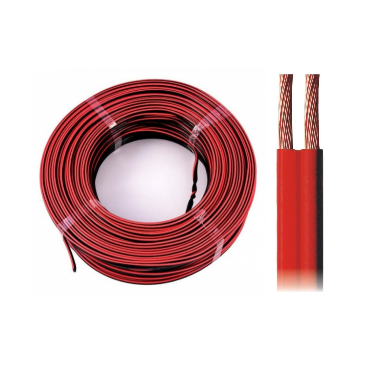 Cabo Paralelo para Som 150W 4 Ohms Rolo com 100m - DNI - HFX 2X18 BIC - (1)