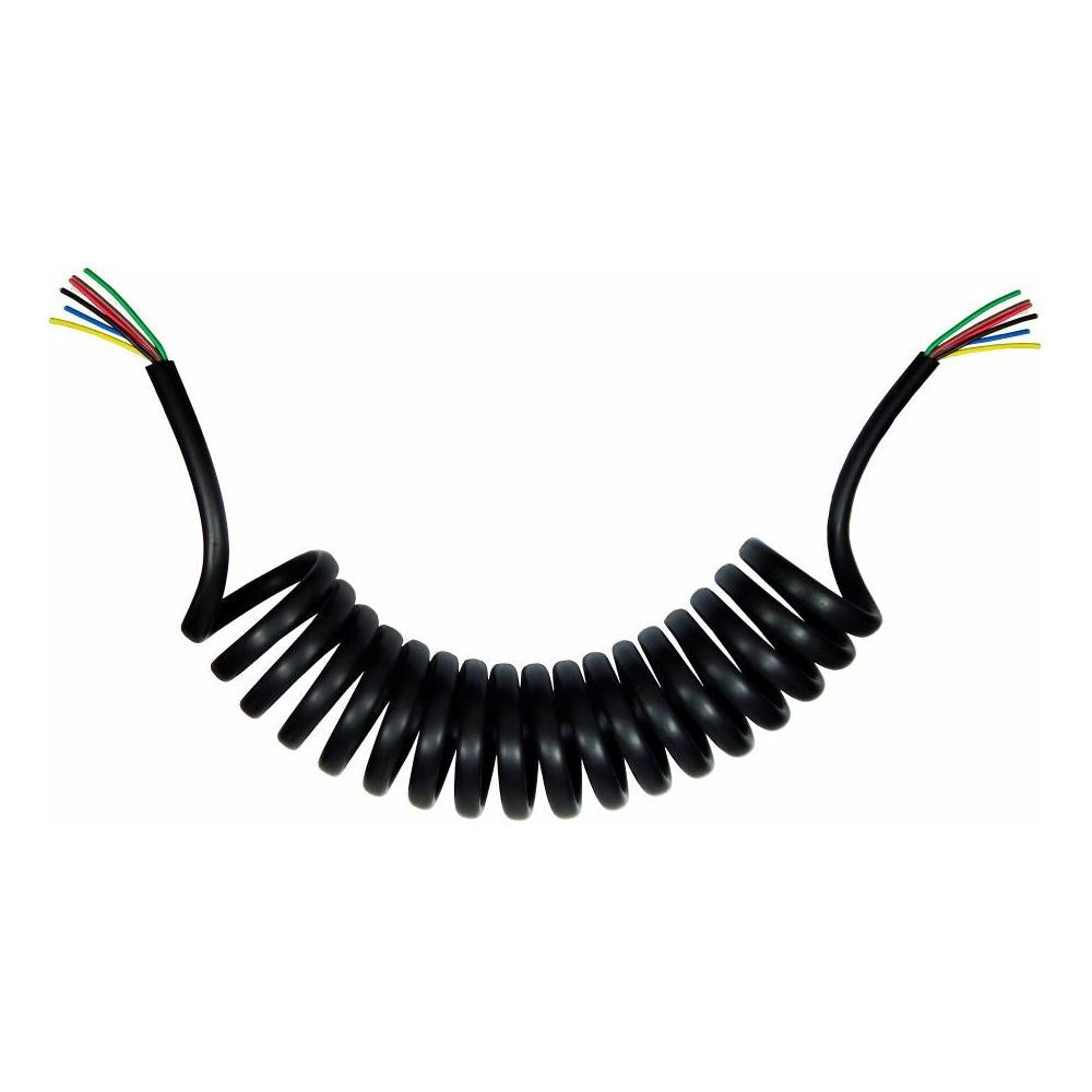 Chicote Elétrico Espiral 4,5m 7 Vias sem Conector - DNI - 8304 - (1)