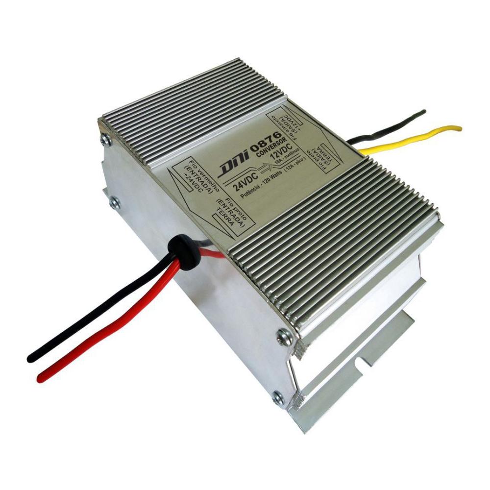 Conversor Redutor de Tensão 24VDC para 12VDC 120W - DNI - 0876 - (1)