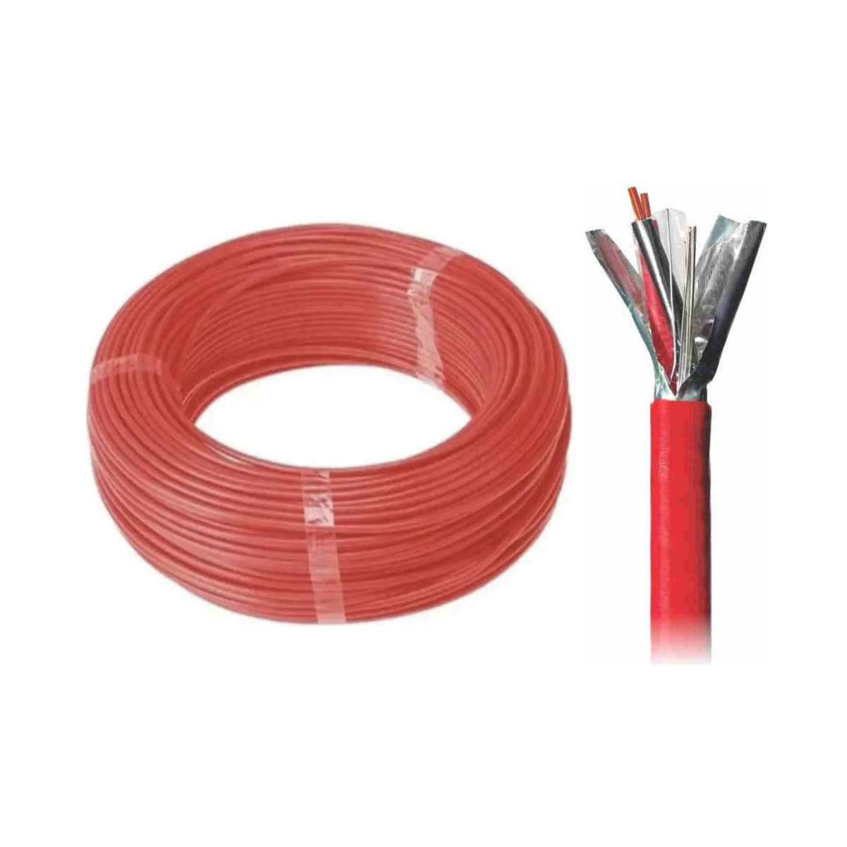 Cabo Blindado para Incêndios 2x0.75 + 2x1.50 Bobina com 150m - DNI - PPB 27515 B - (1)