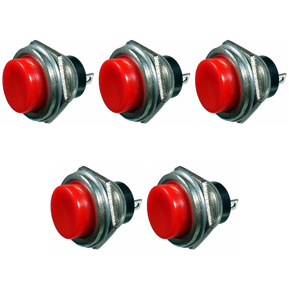 Acionador com Retorno Automático Push Button N.A até 125W - DNI - 2191 - (1)