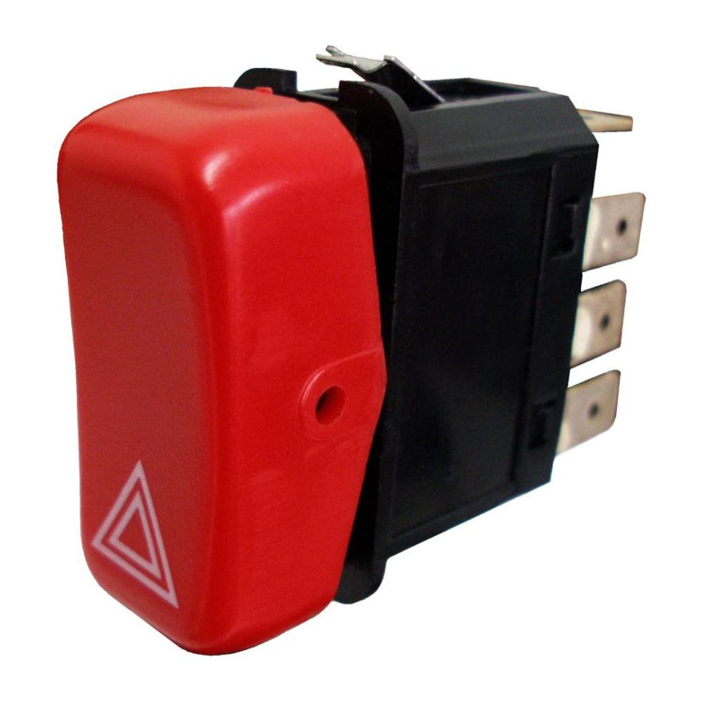 Interruptor Pisca Alerta Emergência 12V - DNI - 2102 - (1)