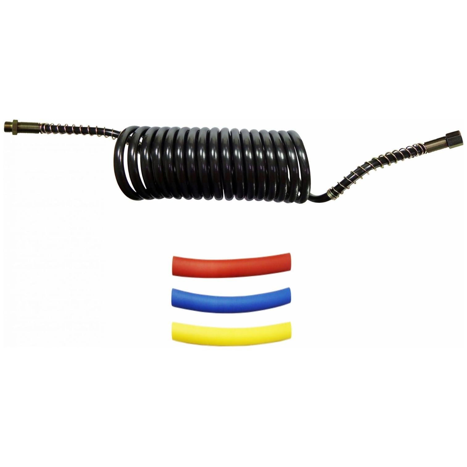 Mangueira Espiral para Freio a Ar 6,5m Macho M16xFêmea Termo-retrátil - DNI - 8435 - (1)