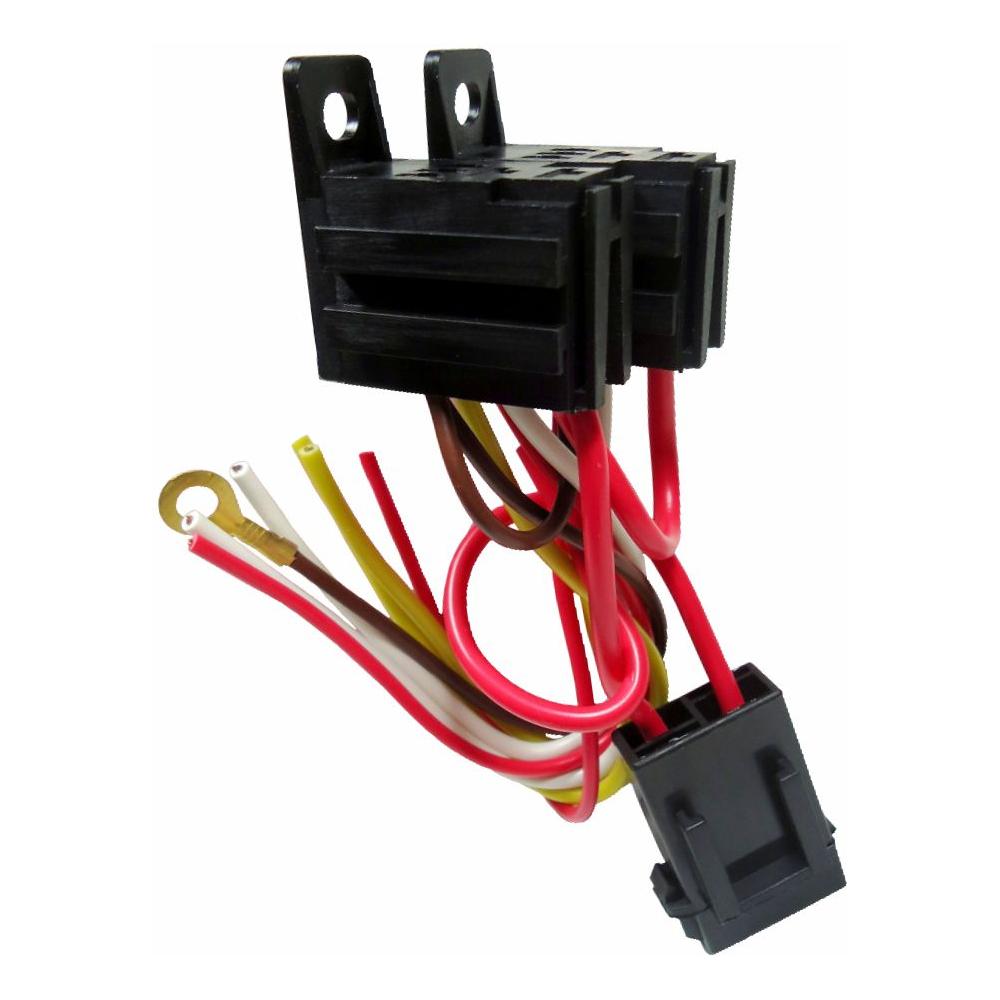Chicote com Soquete Duplo e Fusível para Mini Relé 5 Terminais 30/20A - DNI - 7538 - (1)