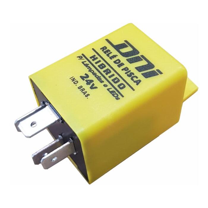 Relé Pisca Híbrido 4 Terminais Invertidos 24V - DNI - 1129 - (1)