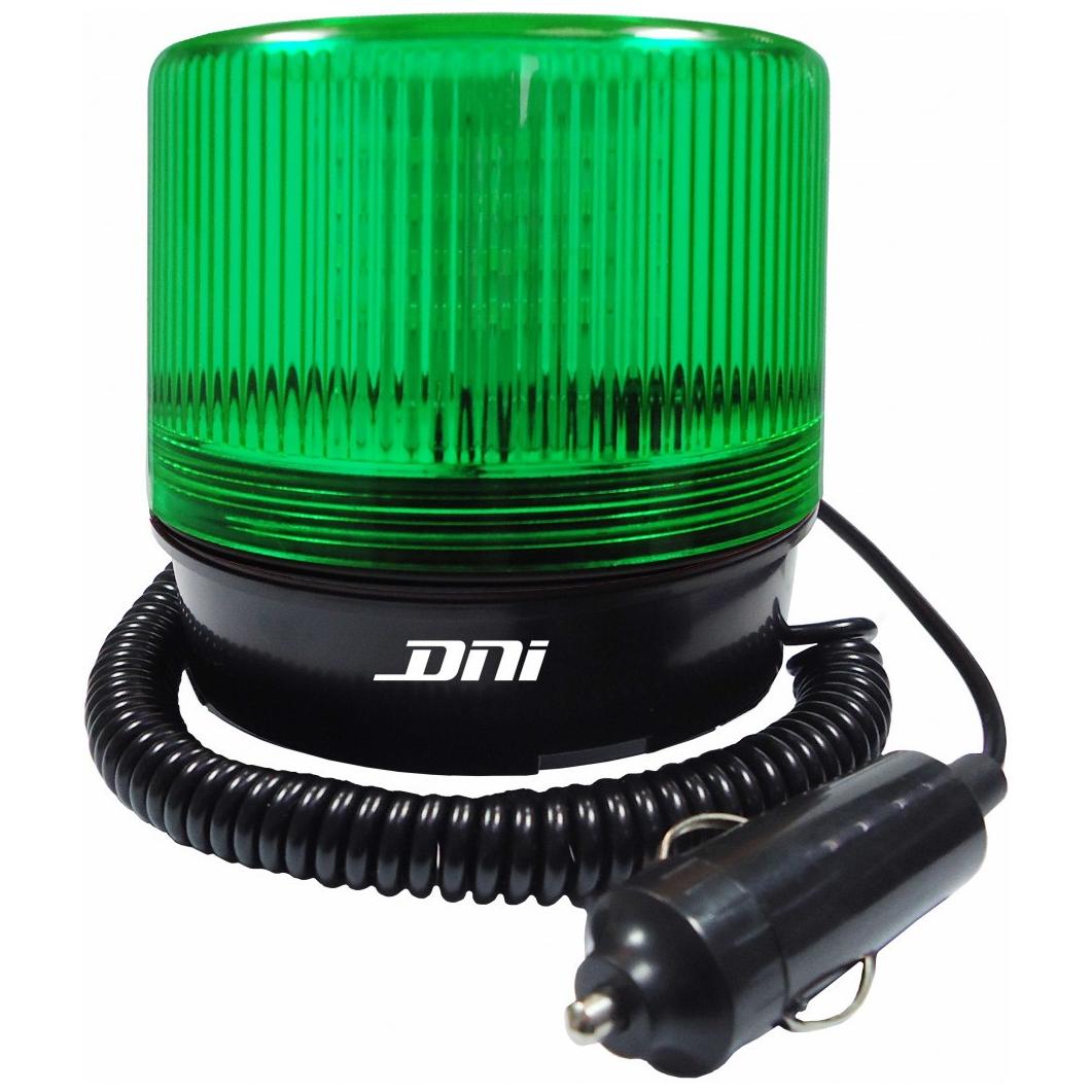 Sinalizador Giroled e Strobo Plug 8 Funções Verde Bivolt - DNI - 4288 - (1)