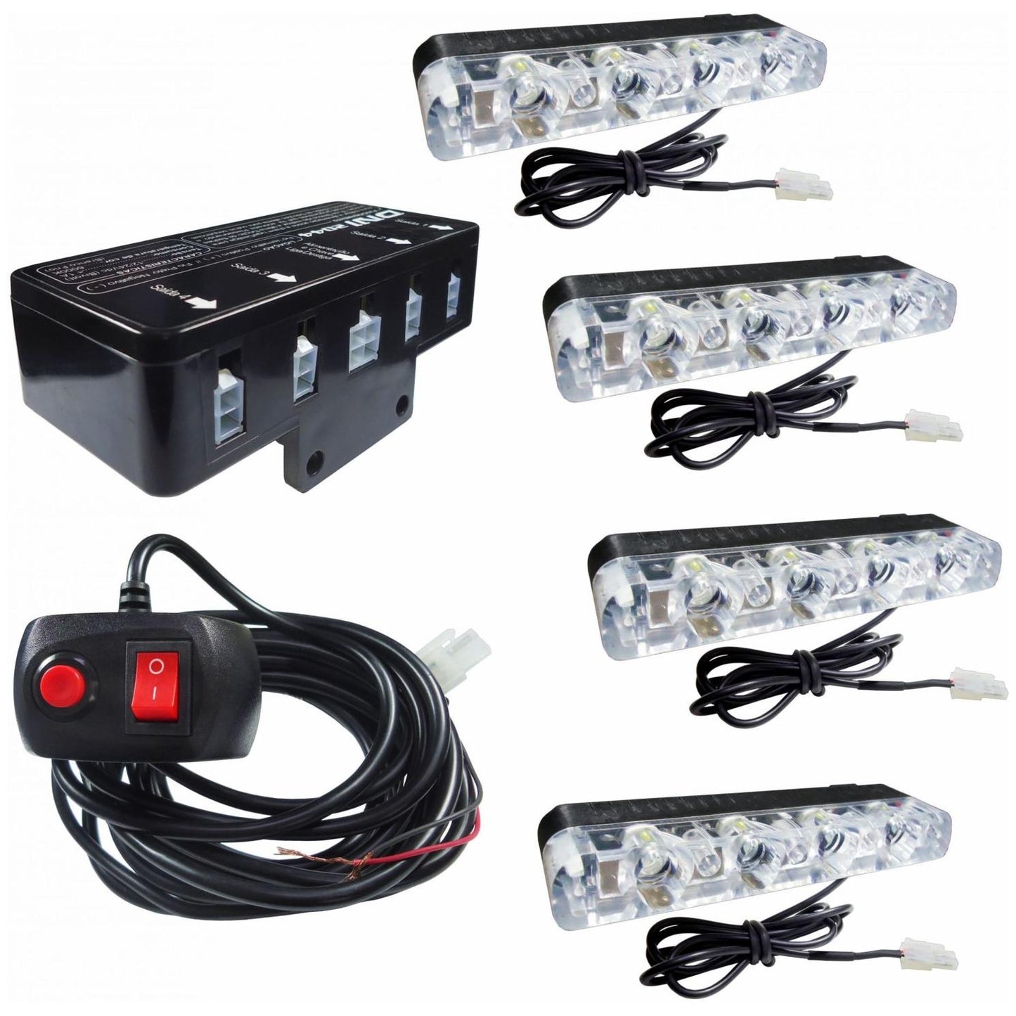 Strobo Kit Branco Várias Funções - DNI - 2044 - (1)