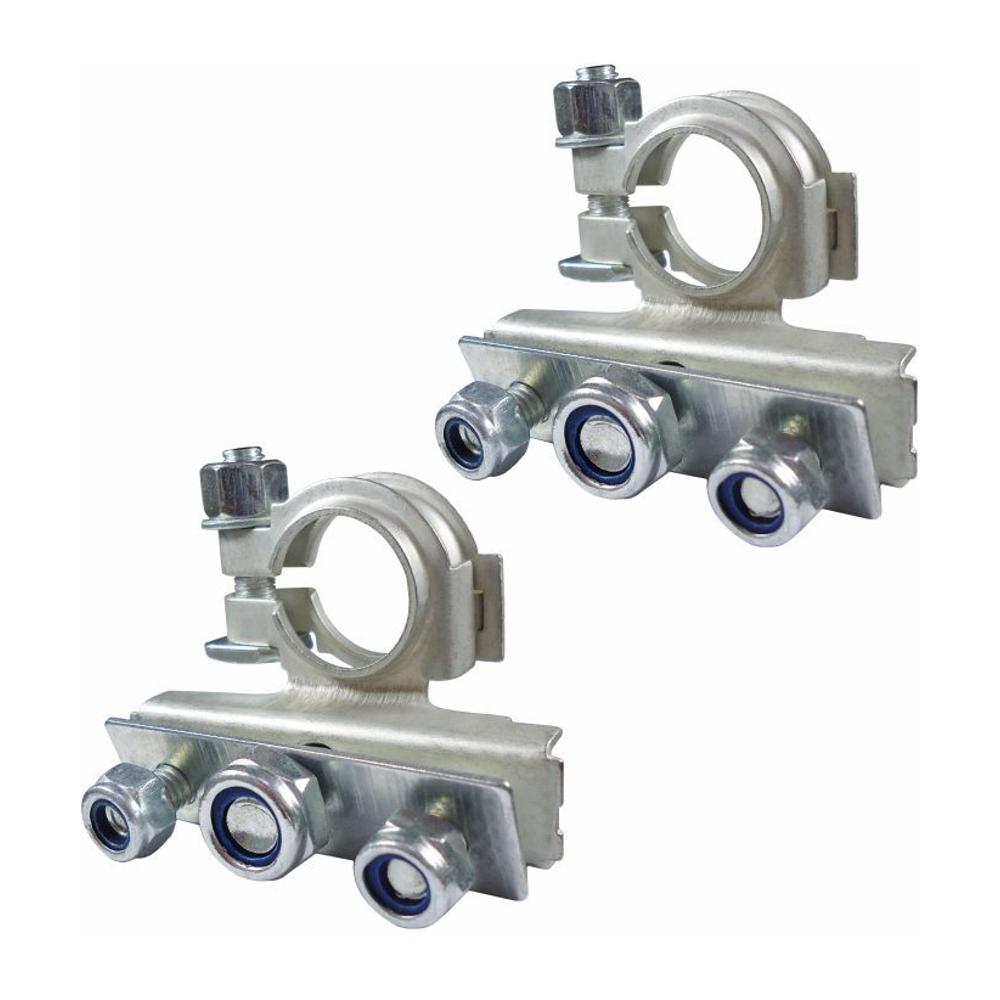 Terminal de Bateria 3 Vias Kit Polarizado para Terminais Olhais Superiores a 6mm - DNI - 7577 - (1)