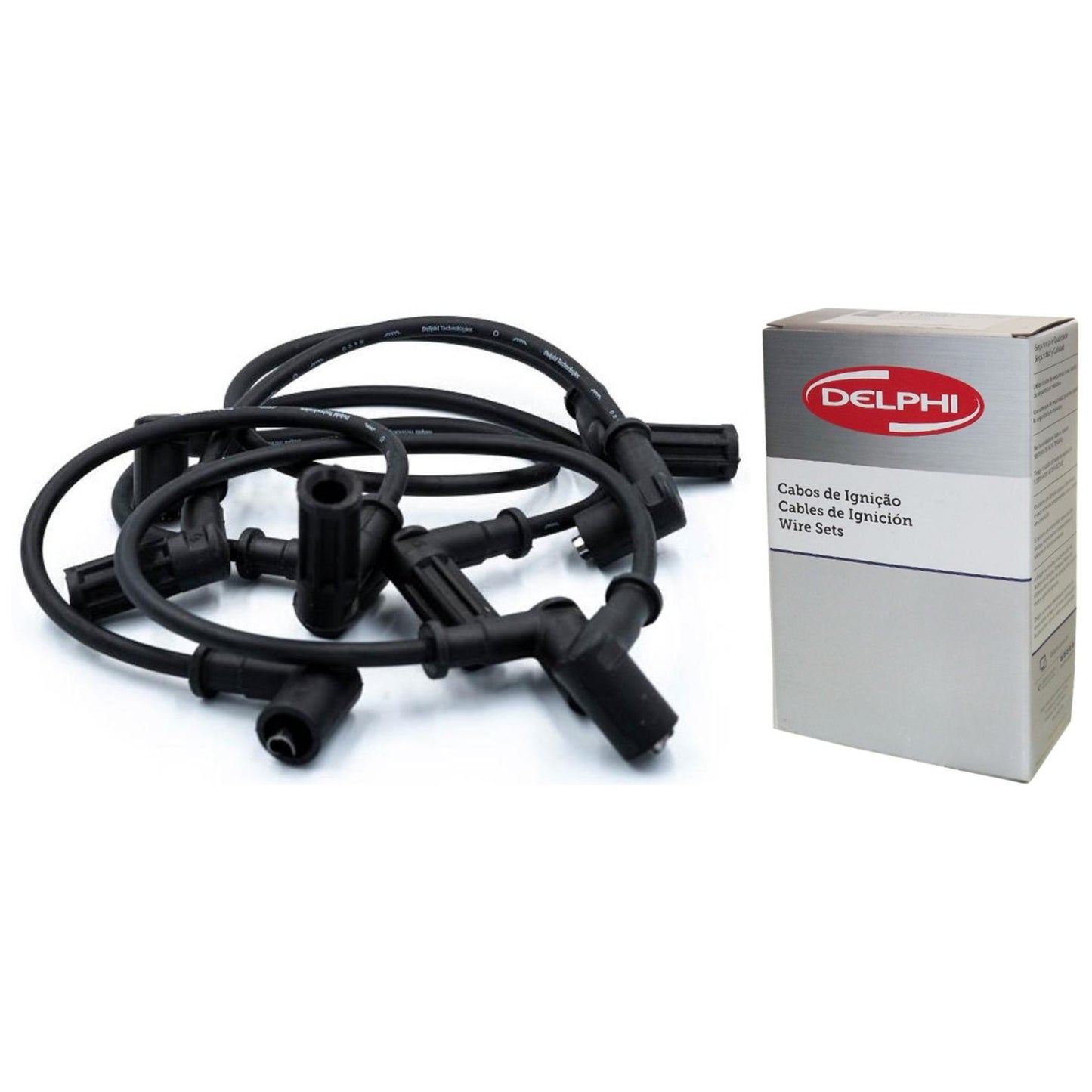Kit Cabo de Vela e 4 Velas Ignição D-Power - Delphi - XH70037 / XS10029 - (3)