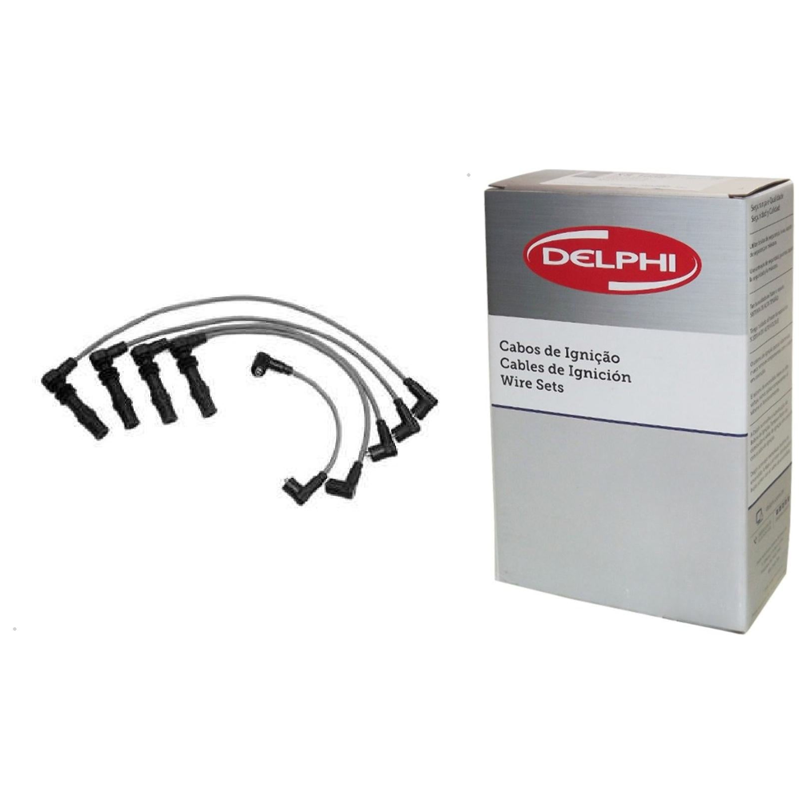 Kit Cabo de Vela e 4 Velas Ignição D-Power - Delphi - XH70004 / XS10067 - (3)