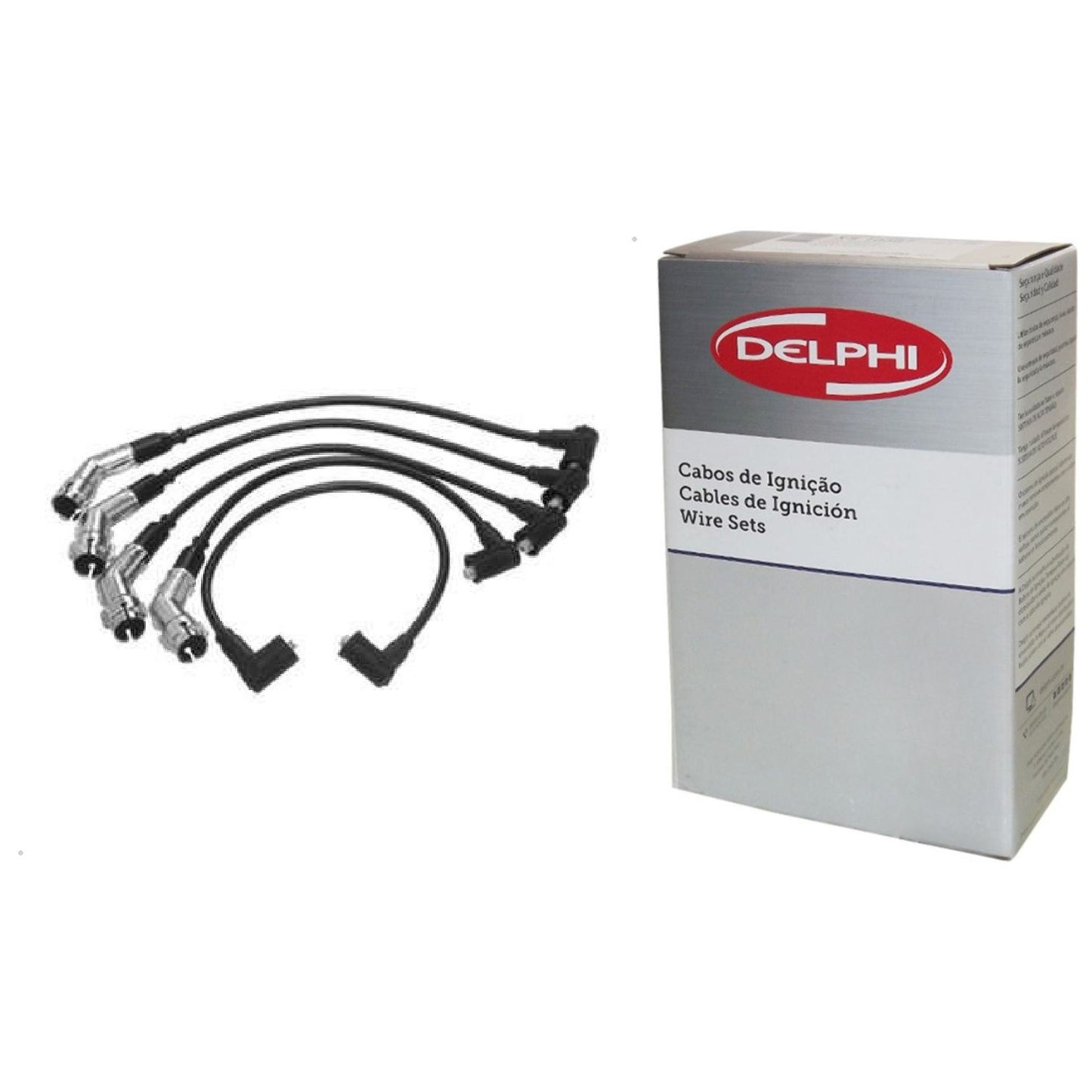 Kit Cabo de Vela e 4 Velas Ignição Platinum - Delphi - XH50007 / XS10068 - (3)