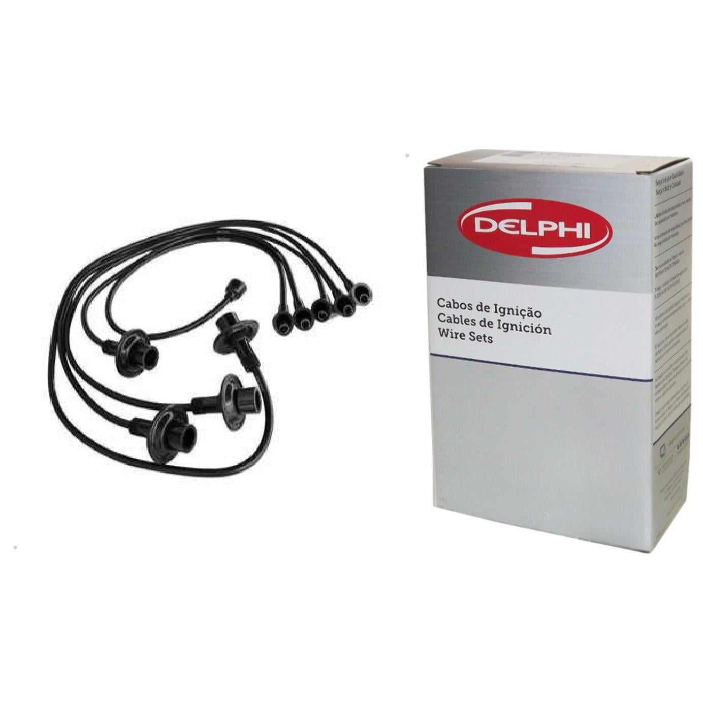 Kit Cabo de Vela e 4 Velas Ignição Platinum - Delphi - XH50012 / XS10083 - (3)