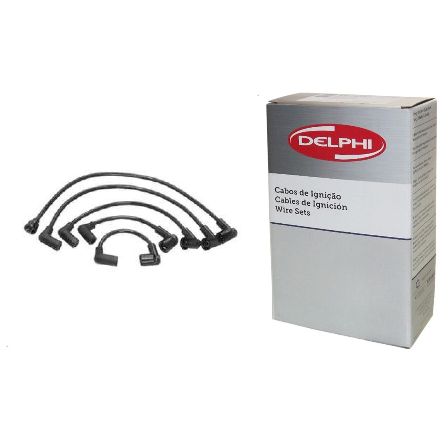 Kit Cabo de Vela e 4 Velas Ignição D-Power - Delphi - XH70038 / XS10092 - (3)