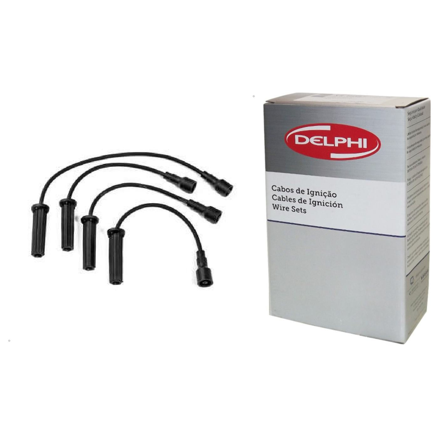 Kit Cabo de Vela e 4 Velas Ignição D-Power - Delphi - XH70037 / XS10181 - (3)