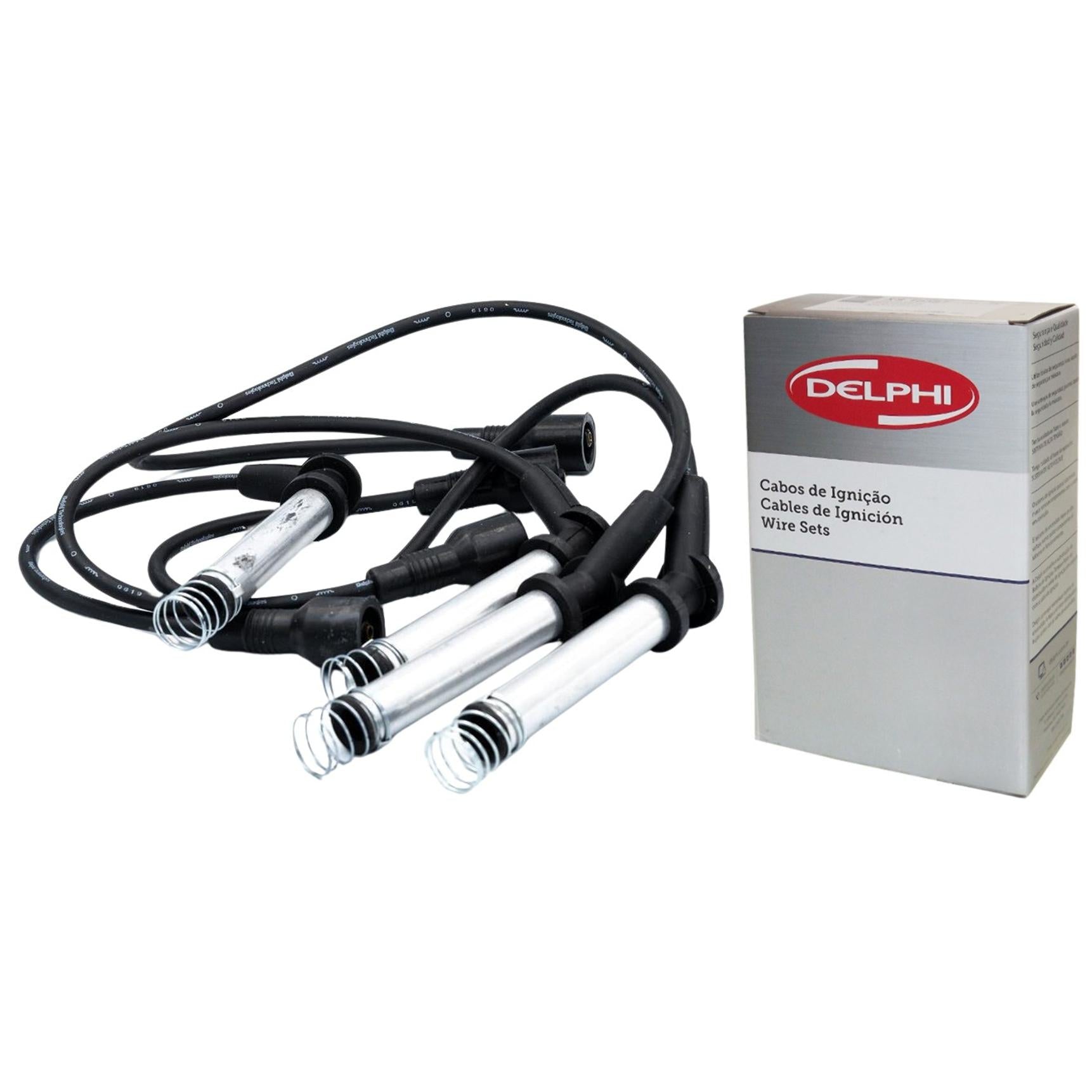 Kit Cabo de Vela e 4 Velas Ignição Iridium - Delphi - XH60002 / XS10191 - (3)