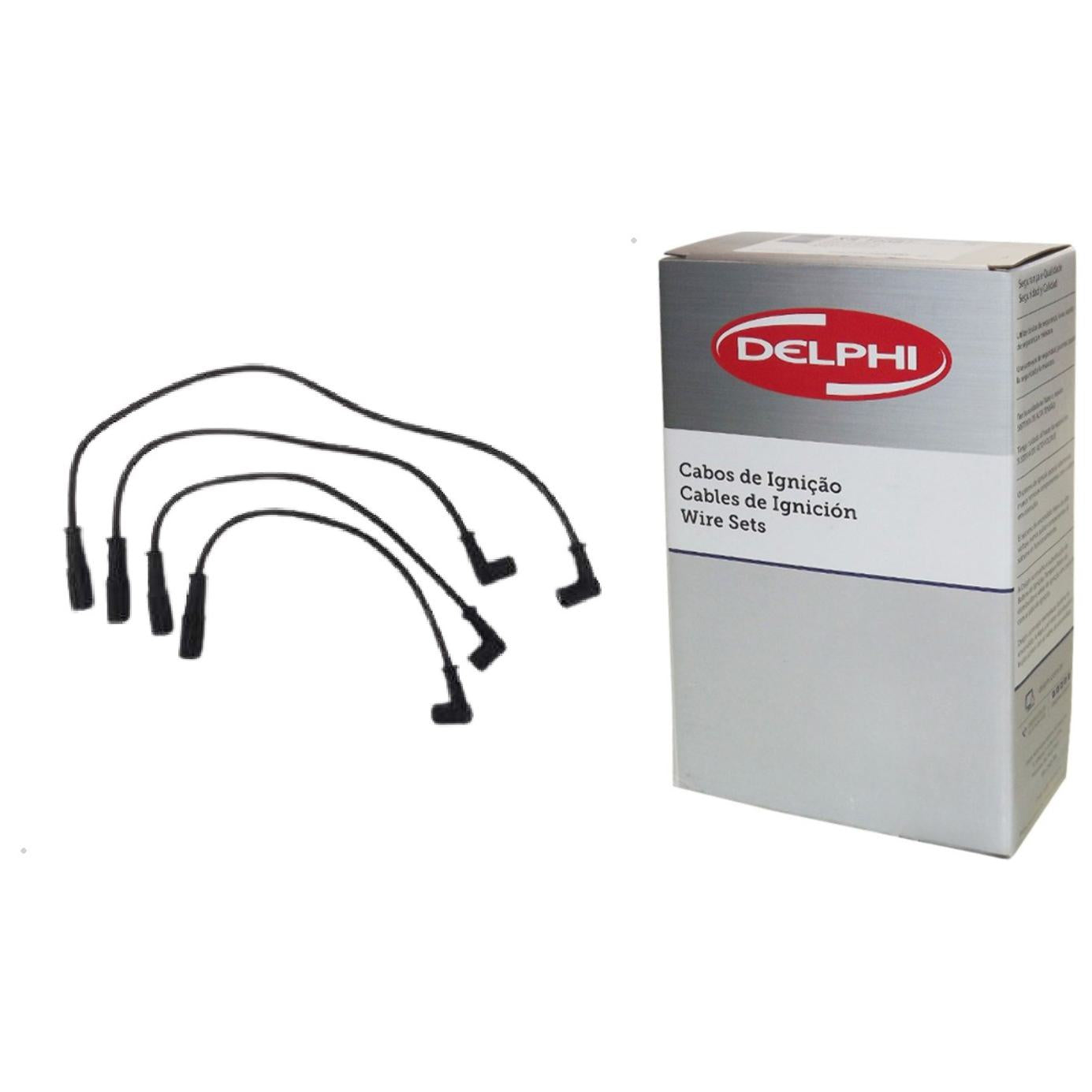 Kit Cabo de Vela e 4 Velas Ignição Yttrium - Delphi - XH40005 / XS10382 - (3)