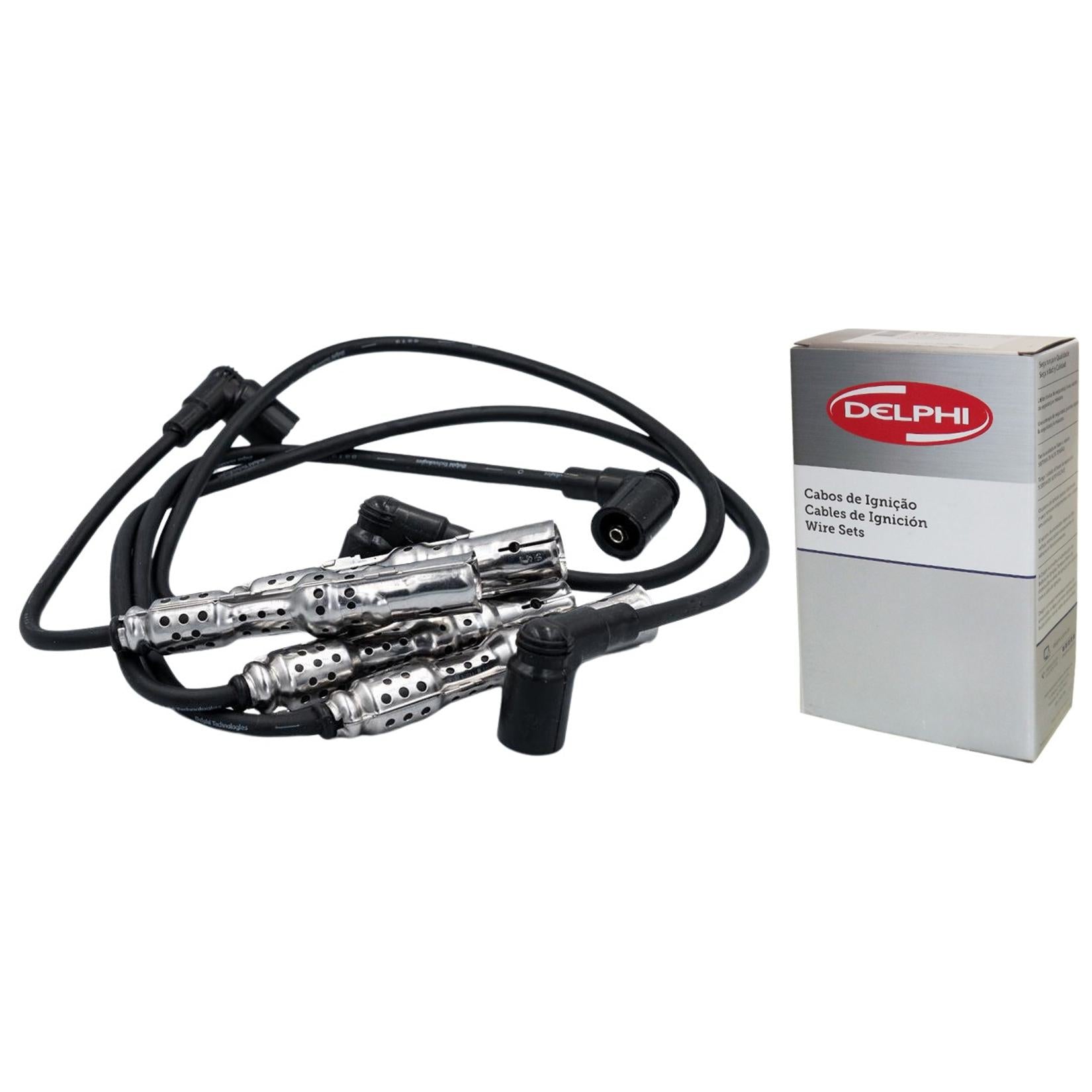 Kit Cabo de Vela e 4 Velas Ignição D-Power - Delphi - XH70009 / XS10573 - (3)