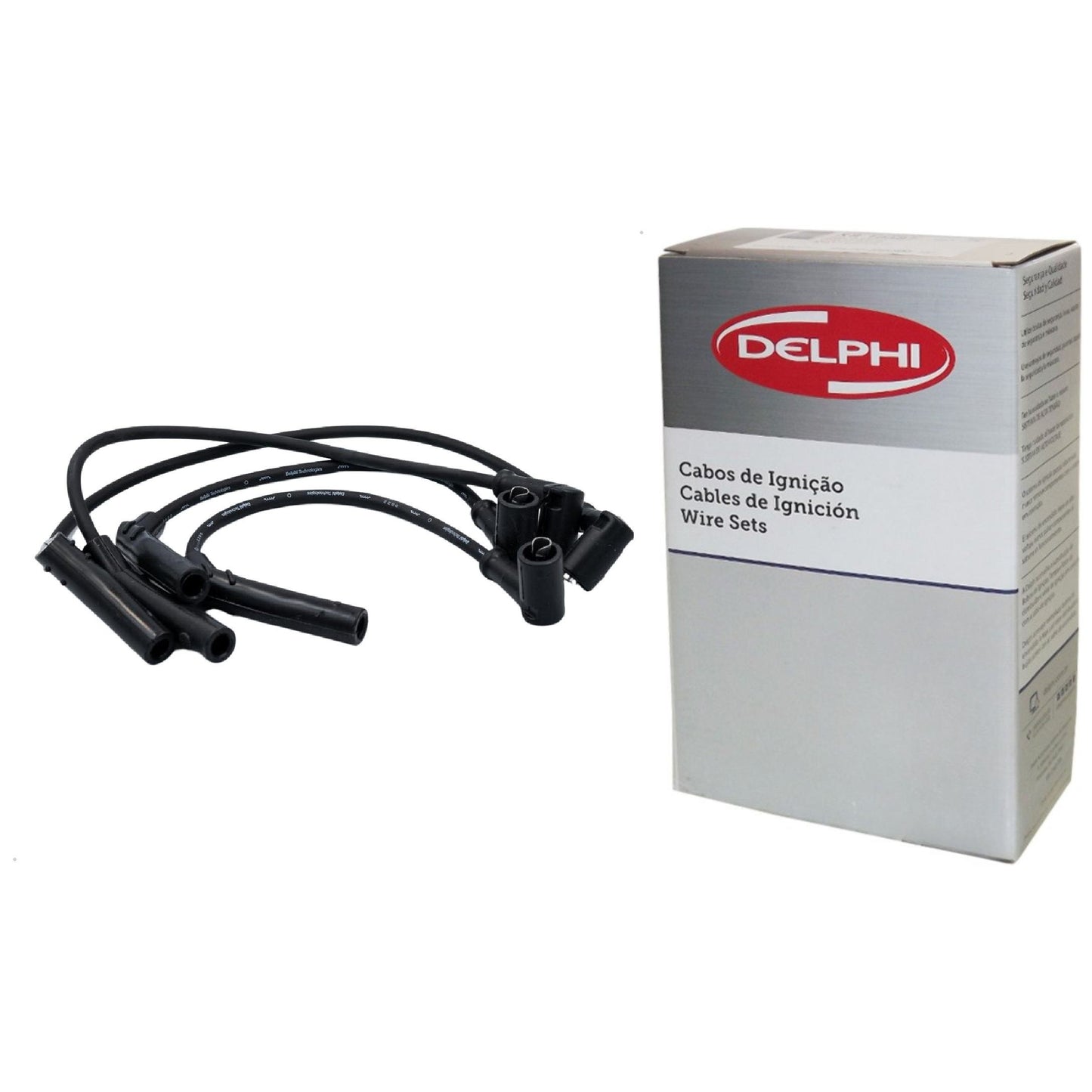 Kit Cabo de Vela e 4 Velas Ignição Yttrium - Delphi - XH40007 / XS10644 - (3)